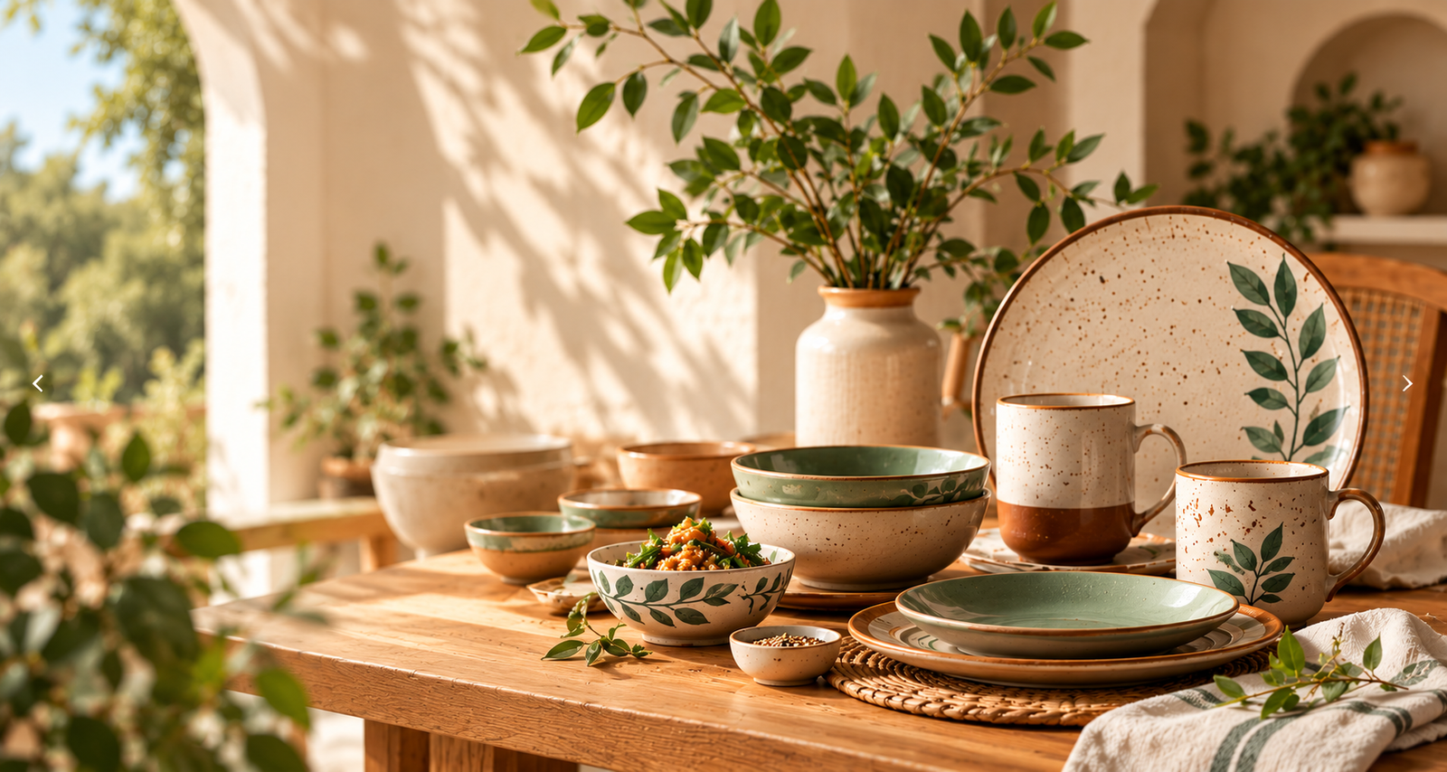 Handcrafted ceramic collection