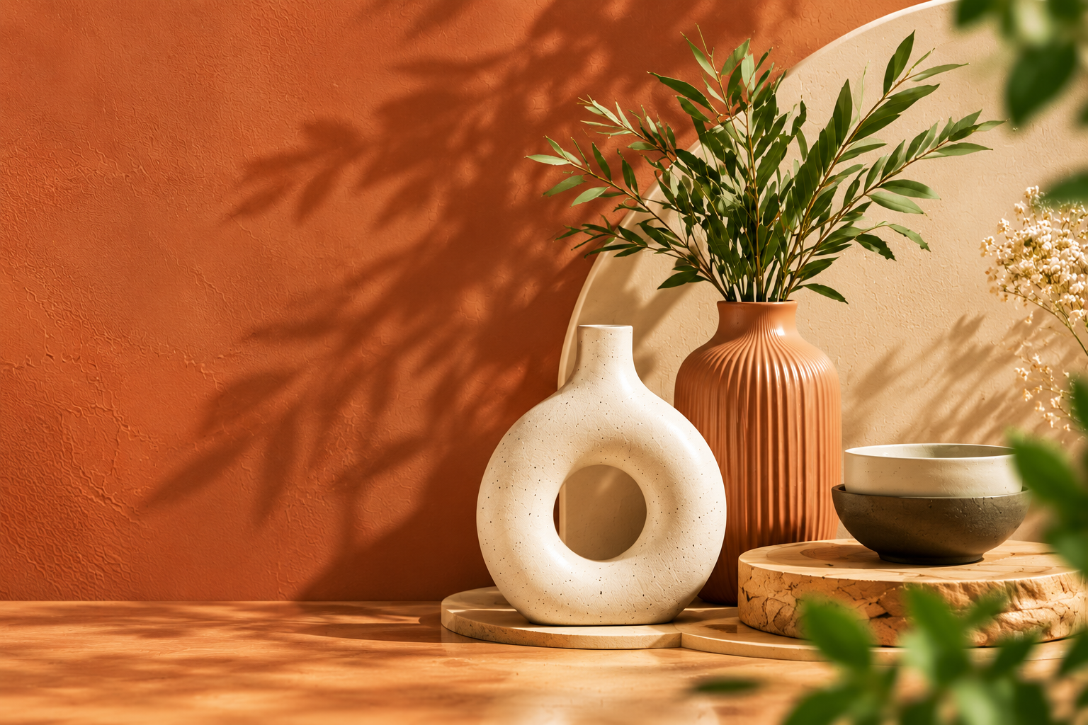 Handcrafted ceramic vase